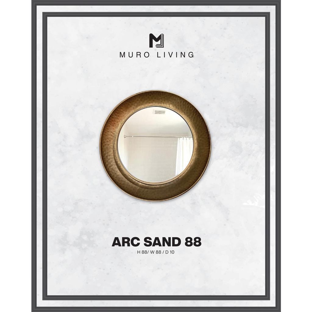 กระจกตกแต่งผนังดีไซน์ Muro Living รุ่น ARC SAND 88