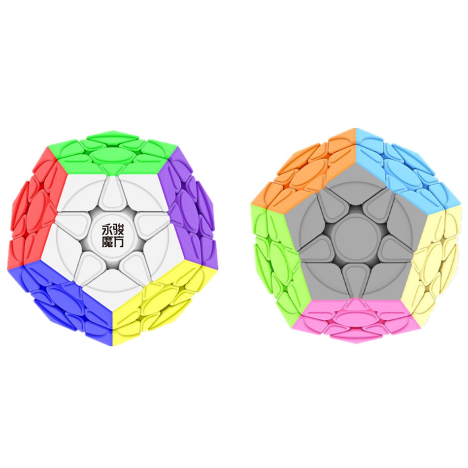 YongJun YJ YuHu V2M Megaminx 12 Faces – Cube Magnétique Stickerless, 73 Mm, Avec Support