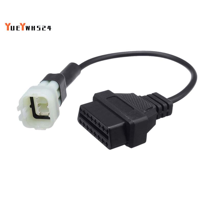 6 Pin to OBD 16 Pin Adapter OBD2 Fault Diagnostic Cable for KTM Duke RC 2011 - 2017 Motorcycles