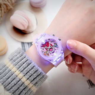 [Childrens Watch] Sanrio Pudding Dog Melody นาฬิกาข้อมือเรืองแสง สําหรับเด็ก