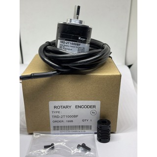 TRD-2T1000BF ROTARY ENCODER แกน 6mm Pulse Per Revolution:1000RPM กระแสไฟ : 12-24VDC Output Form : 	Push-Pull