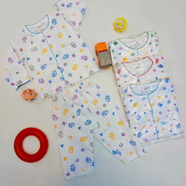 LONG-SLEEVED BABY CLOTHES SET AGES 3 MONTHS - 12 MONTHS, BABY SLEEPWEAR, เสื้อผ้าเด็ก FESTIVE