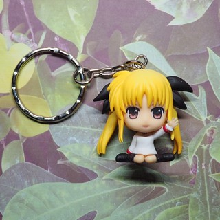 Magical Girl Lyrical Nanoha The MOVIE 1st Keychains - Fate Testarossa Plain Clothes