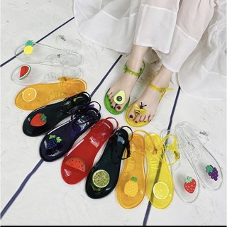 jelly shoesรองเท้าแตะ รองเท้าเจลลี่ รองเท้าใส่เที่ยวทะเล น่ารัก