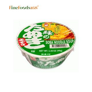 มารูจัง เส้นโซบะกึ่งสำเร็จรูป รสเทมปุระ 99 กรัม Maruchan Midori No Takuki Soba 99 g.