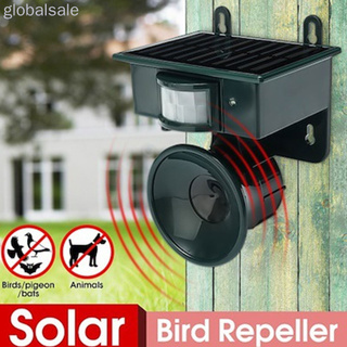 เครื่องไล่นกพลังงานแสงอาทิตย์ Pir Motion Sensor Ultrasonic Cat Deterrent, เครื่องยับยั้งสัตว์พลังงานแสงอาทิตย์พร้อม Motion Sensor