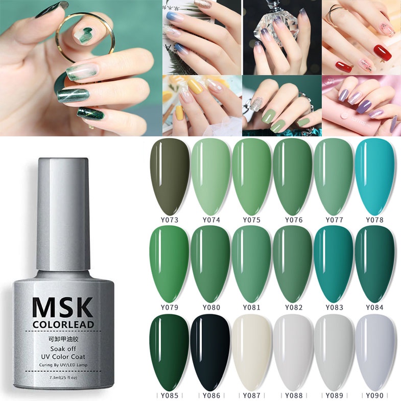 พร้อมส่งจากประเทศไทยMSK 073-90 สีสีเจลทาเล็บ Modelones 7.3MLสีเจล สีทาเล็บเจล ยาทาเล็บเจล