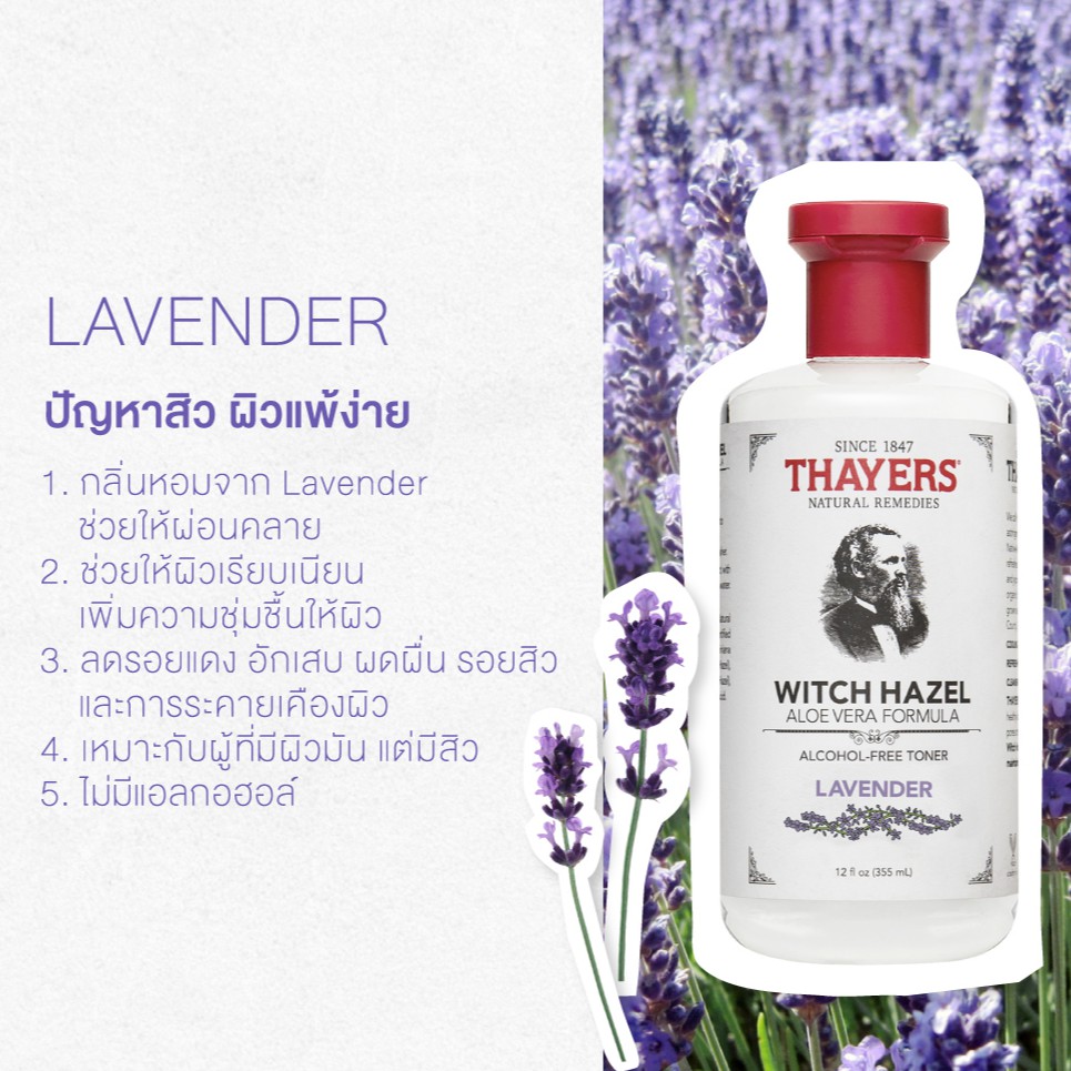 Thayers Lavender Witch Hazel Toner 355 ml.