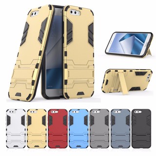 เคส Asus Zenfone4 (ZE554KL) รุ่น Iron Man Kickstand Hybrid TPU Case