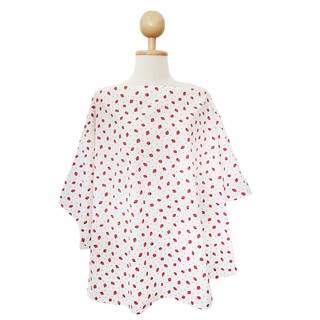 ผ้าคลุมให้นม “Strawberry” Breastfeeding Nursing Cover Poncho #S1