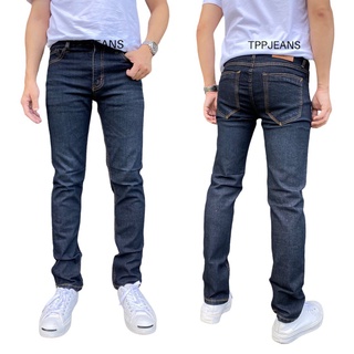 JEANSEXPRESS Slim-Fit Denim กางเกงยีนส์สลิมฟิตชาย ผ้ายืด สวมใส่สบาย เป้าซิป เดินตะเข็บคู่ Size 28-36 รับชำระปลายทาง