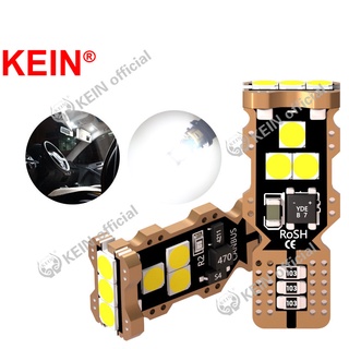 Kein หลอดไฟ T10 Led W5W 194 168 501 ไฟสัญญาณ ไฟจอดรถ ไฟแสดงสถานะภายใน ป้ายทะเบียน ลิ่มประตูด้านข้าง หลอดไฟอ่านหนังสือ หลอดไฟถั่วลิสง รถจักรยานยนต์ ไฟ Led DC12V สีขาว