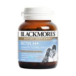 ถูกที่สุด Blackmores Biotin H+ 60 เม็ด บำรุงเส้นผม ผมร่วง