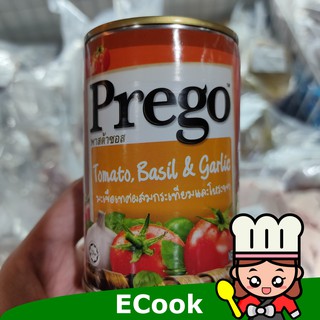 ecook ซอส ผสม โหรพา กระเทียม พรีโก้ 300g prego tomato basil garlic พาสต้า