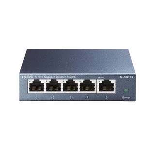 SWITCH HUB (สวิตซ์ฮับ) TP-LINK (TL-SG105 / TL-SG108) 5 PORTS GIGABIT PORT IN METAL CASING 10/100/1000Mbps