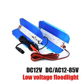 โคมไฟฟลัดไลท์ Led DC12V แรงดันไฟฟ้าต่ํา DC12-85V 50W แบบคลิปหนีบ สําหรับกลางแจ้ง ตลาดกลางคืน