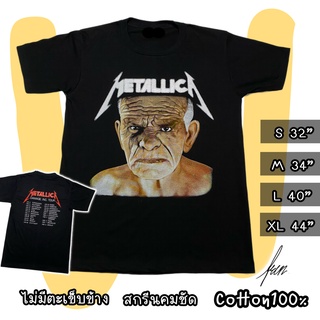 ถูกที่สุดพร้อมส่งฟรี เสื้อวง Metallica  เสื้อวงวินเทจ90 เสื้อยืดวินเทจ เสื้อยืดแฟชั่น เสื้อวงเสื้อดำ  เสื้อทรงเอ