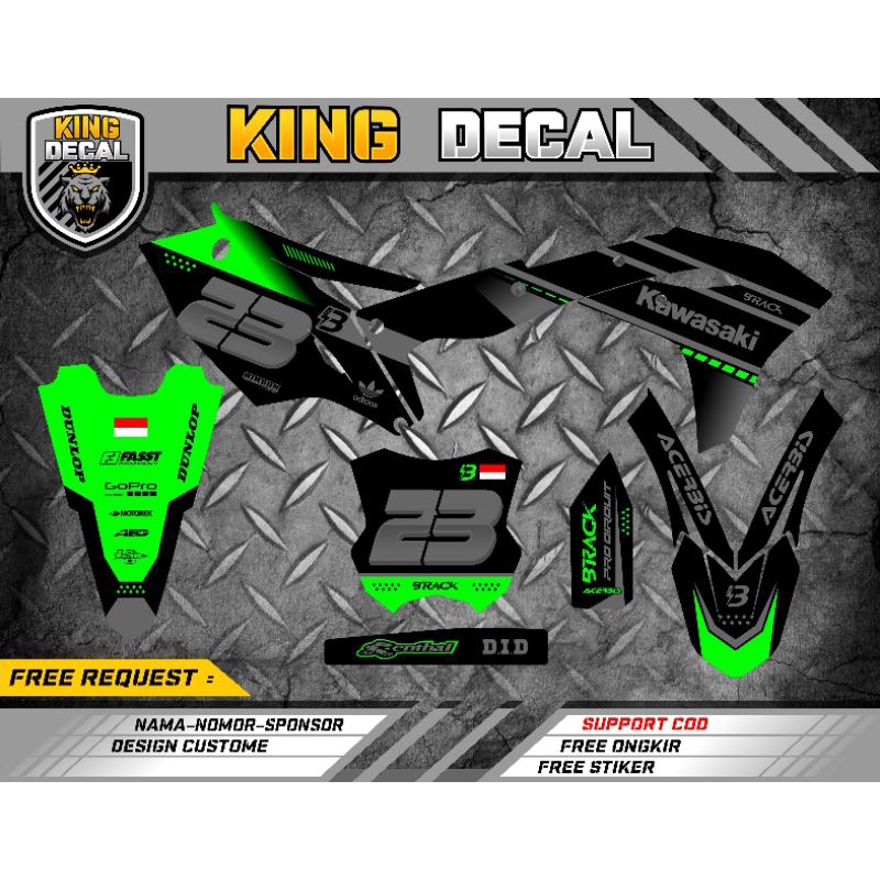 DECAL STICKER KX 250 DECAL KX 450 DECAL STICKER KXF 250 DECAL KXF 450