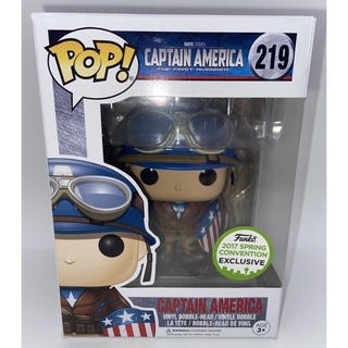 Funko Pop Captain America 219 พร้อมตัวป้องกัน