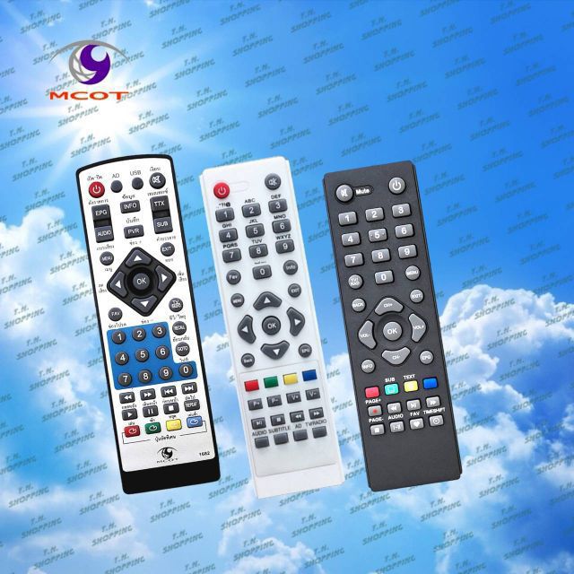 MCOT รีโมทกล่องรับสัญญาณดิจิตอลทีวี ยี่ห้อ 
MCOT รุ่น View , Play ,HD BOX