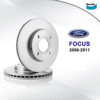 Bendix จานเบรคคู่หน้า Ford Focus ปี 2006-2011 dia 278 mm. 5 รู BR2118 (รูปแทน)