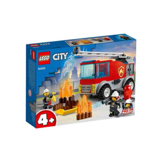 LEGO® City Fire 60280 Fire Ladder Truck (88 Pieces) Building Toy Toys For Kids Building Blocks Toy Truck Firefighter Set