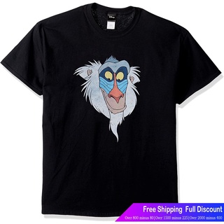 ดิสนีย์ร์ตูนพิมพ์ฤดูร้อน ย์เสื้อยืด Disney Mens Lion King Rafiki Big Face Graphic T-Shirt Disney T-shirt