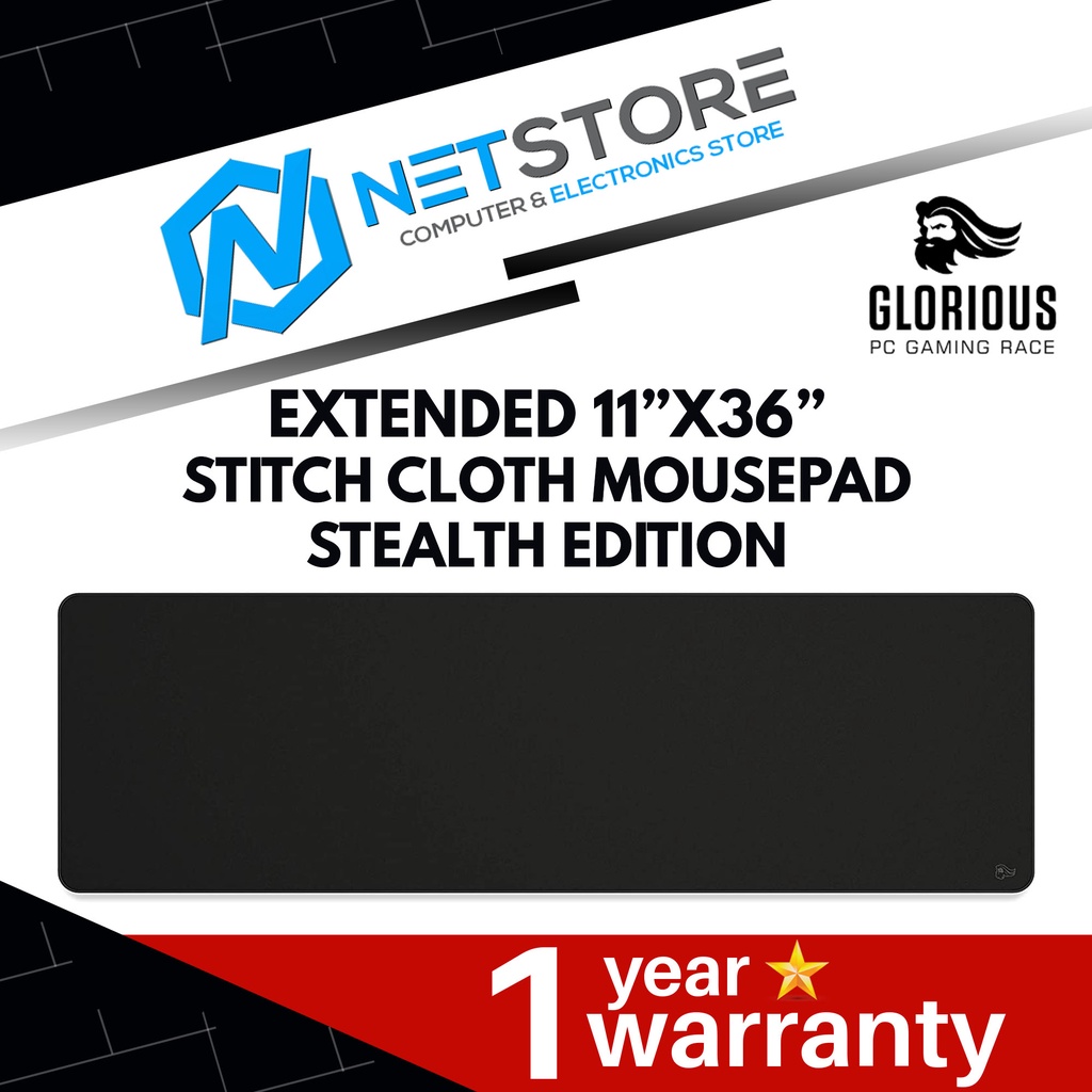 GLORIOUS EXTENDED 11X36 เมาส์ STITCHPAD STEALTH EDITION - GE-STEALTH