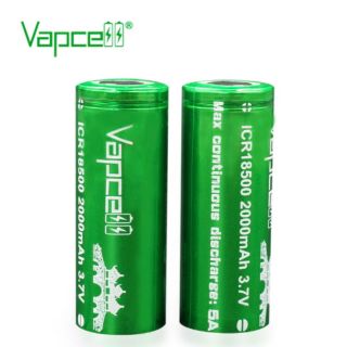 Vapcell ICR18500 2000mAh 3.7V ของแท้ 2 ก้อน