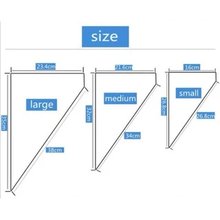 ถุงบีบครีม, ถุงบีบครีมใช้แล้วทิ้ง แผ่น size S, M, L