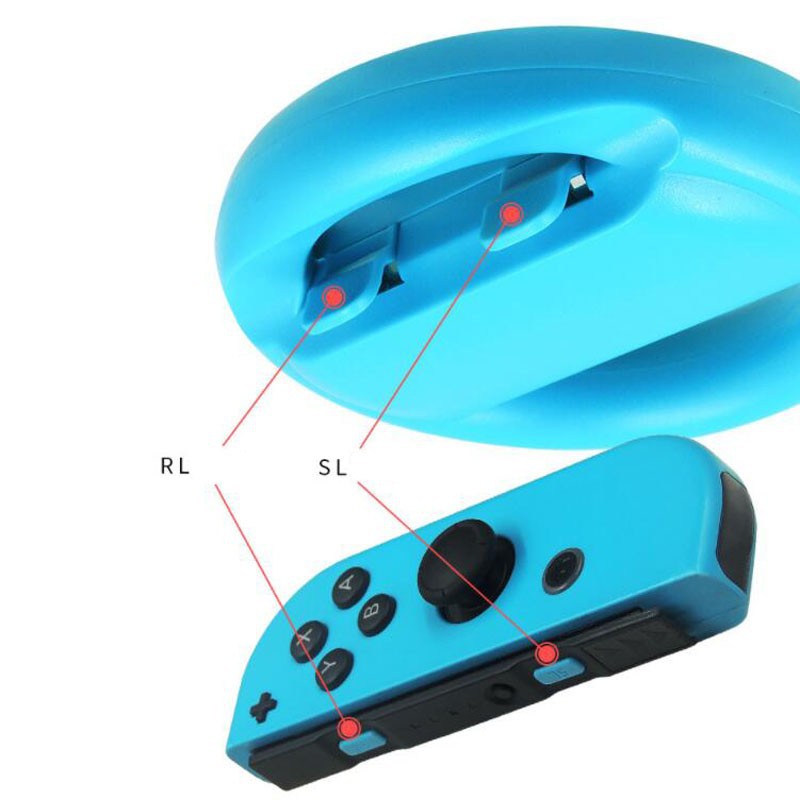 พวงมาลัย Joy-Con Nintendo Switch มี 2 อันในกล่อง (iplay Switch Handle Steering Wheel)(พวงมาลัย joy con)(ที่จับจอยคอน)