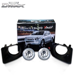 Winjet โคมไฟสปอร์ตไลท์ isuzu dmax 2012 (clear)