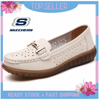 [พร้อมส่ง] *Skechers__go Walk Arch Fit รองเท้าแตะโลฟเฟอร์ ส้นแบน แบบสวม สําหรับผู้หญิง ผู้ชาย