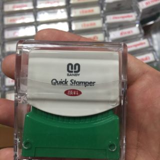 ตรายางหมึกในตัว Quick Stamper เลือกข้อความที่ระบุด้านล่างเท่านั้นจ้า มีเยอะมาก!