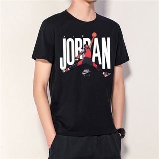 Air Jordan Summer Trapeze Logo Printed Basketball Casual Sports T-Shirt JkvW