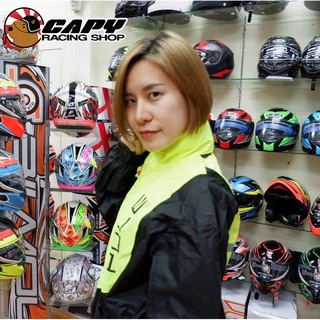 [ส่งทันที] ชุดกันฝน Pole racing ขี่มอเตอร์ไซค์อย่างดี AR801 สีเขียว,สีแดง,สีส้มใหม่ มีทุกไซส์ ถึงไซส์ใหญ่ วันเดียวถึง