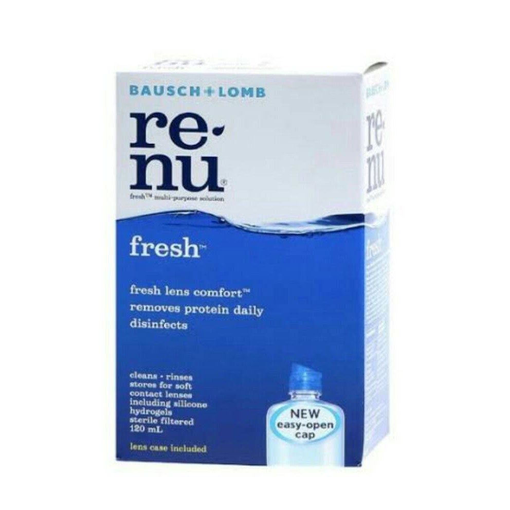Renu Fresh น้ำยาล้างคอนแทคเลนส์ ขนาด 120 มล. exp2025/02