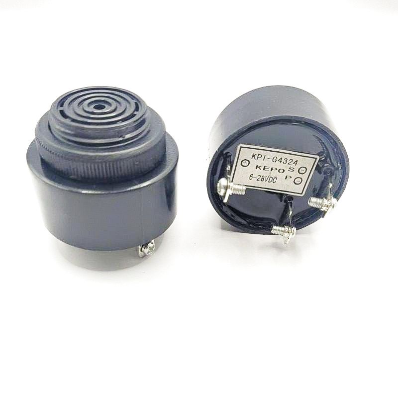 บัสเซอร์ (Buzzer)KPI-G4324 6-28VDC เสียงจังหวะ และเสียงยาวต่อเนื่อง ในตัวเดียว