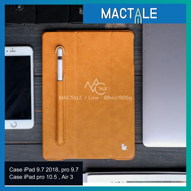 Mactale เคสไอแพด JISON case ไอแพด Air 3 2019 / Gen 5,6 9 7 2018 / Pro 10.5,9 7 /mini5 หนัง นิ่ม ไม่ด