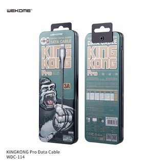 SY wk wdc-114 King Kong pro charger สายชาร์จ ชาร์จเร็ว สายสปริง fast charging 3A สินค้าพร้อมส่ง ของแท้100%