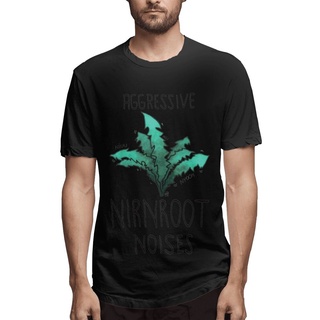 เสื้อยืด พิมพ์ลาย Aggressive Nirnroot Noises Skyrim Elder Scrolls Your Nirnroot สําหรับผู้ชาย