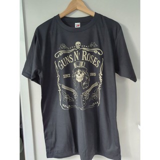 เสื้อยืดโอเวอร์ไซส์Gun N Roses T-shirt เสื้อยืดS-3XL