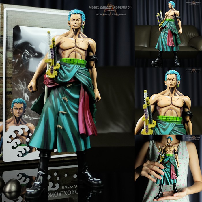 Zoro P.O.P ร่างเงา ลงสีคล้ายเรซิ่น 25 cm ลูกค้าใหม่มีส่วนลด 200.- บาท กดรับ CODE ได้เลยครับ