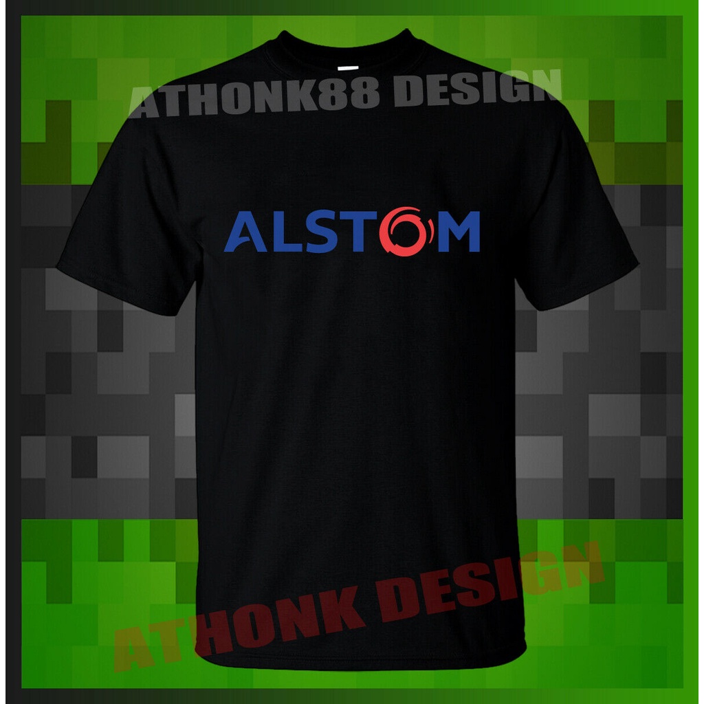 คุณภาพระดับพรีเมียม เสื้อยืด เสื้อยืด Alstom Mens Tee Shirt Father Day Present