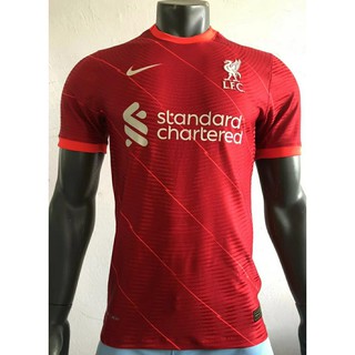 New เสื้อบอลสโมสรลิเวอร์พูล แดง Liverpool Home เกรดเพเยอร์ 2021/22