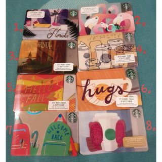 (พร้อมส่ง)*New*Starbucks cards USA ไม่ขูด ไม่รู้ ไม่มีเงินในการ์ด