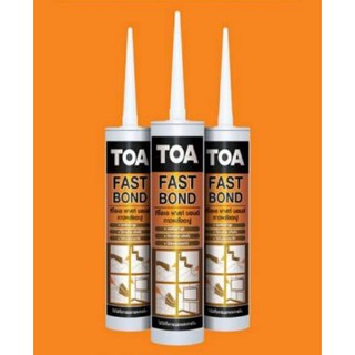 (แพ็คคู่) กาวตะปู กาวพลังตะปู TOA Fast Bond ขนาด 320 กรัม จำนวน 2 หลอด***สินค้าใหม่***