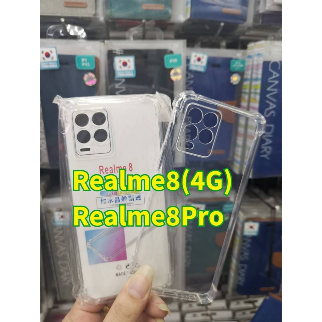 (พร้อมส่งในไทย)เคสใสกันกระแทกแบบคลุมกล้องRealme8(5G)Realme8(4G)/Realme8Pro/Realme C11(2021)/OPPO A74