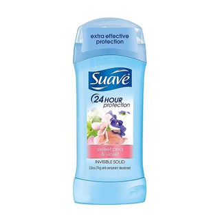 🇺🇸Suave Deodorant 2.6 Ounce 24Hr Sweet Pea &amp; Violet Invisible Solid