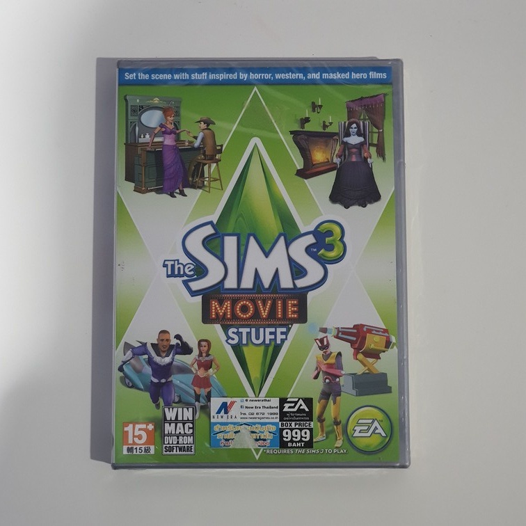 เกม The Sims 3 ภาค Movie Stuff (ภาคเสริม)(แผ่นแท้) มือ1 เกม pc คอม EA เกมส์ PC The Sim 3 Sim3 Sims3 sims